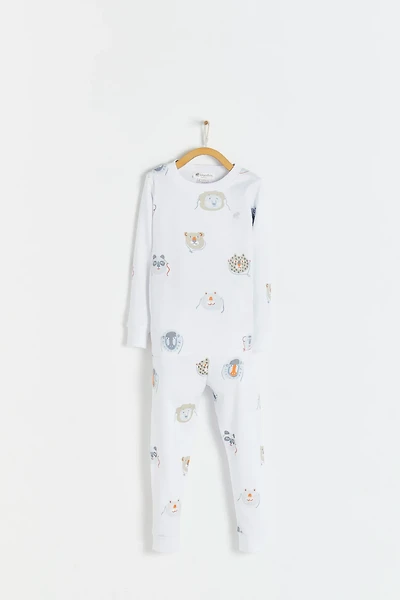 Wild Snug Fit Long Pajama Set