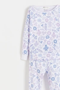Big Bloom Snug Long Pajamas