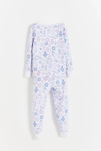 Big Bloom Snug Long Pajamas