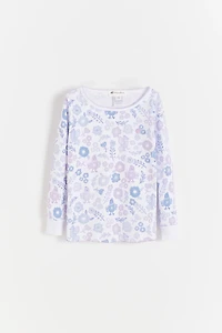 Big Bloom Snug Long Pajamas