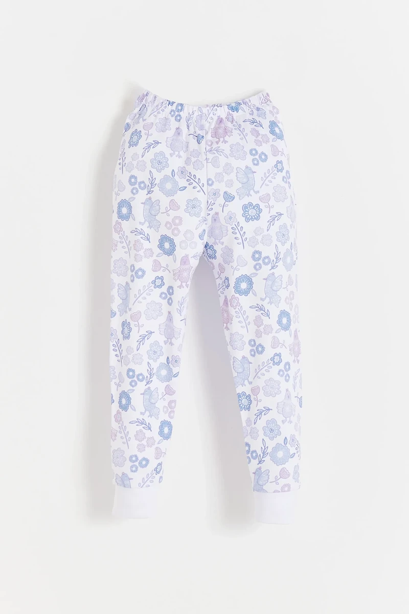 Big Bloom Snug Long Pajamas