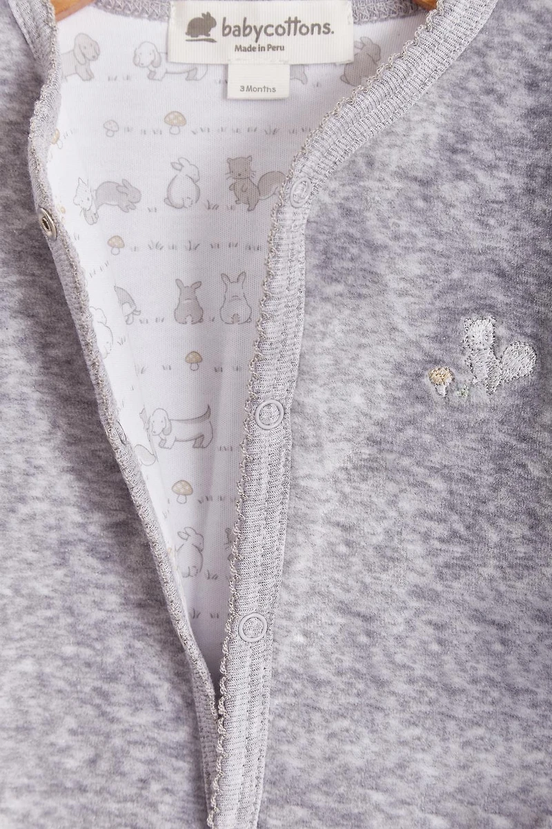 the Woods Plush Footed Pajama