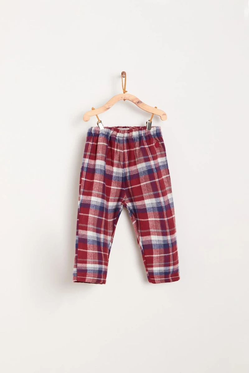 Plaid Dressy Baby Pants