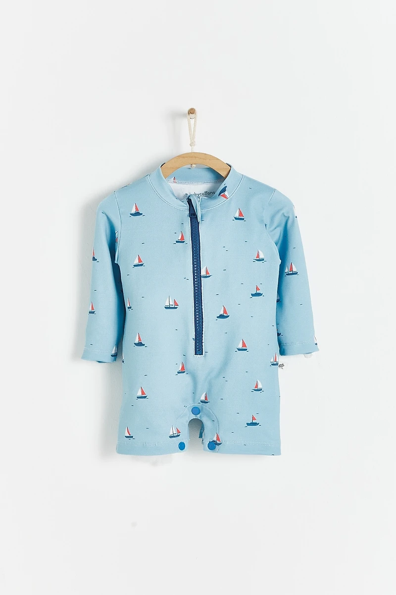 Boat Long Sleeve 1-Piece Rashguard