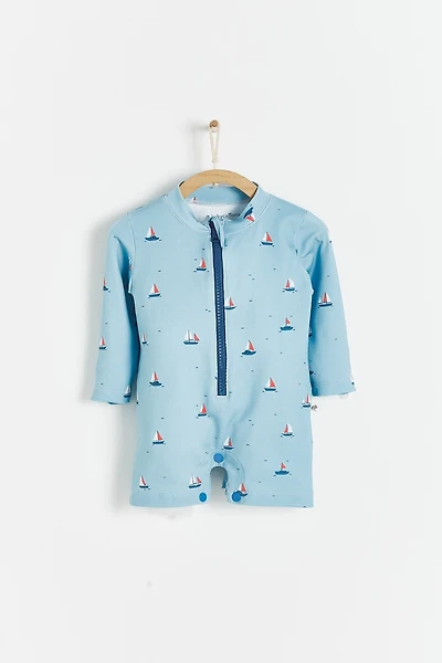 Boat Long Sleeve 1-Piece Rashguard