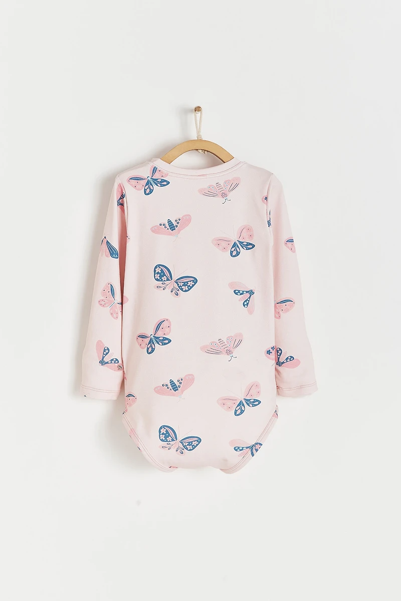 Butterfly Long Sleeve 1-Piece Rashguard