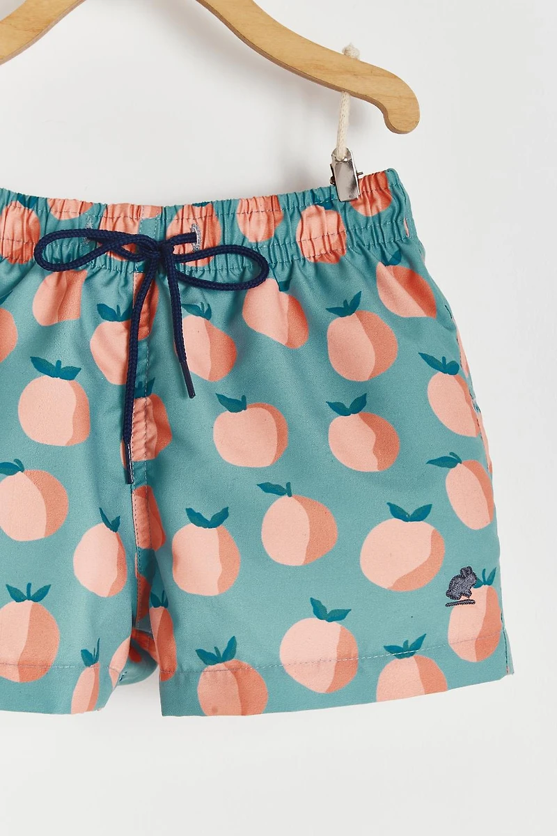 Orange Swim Trunks