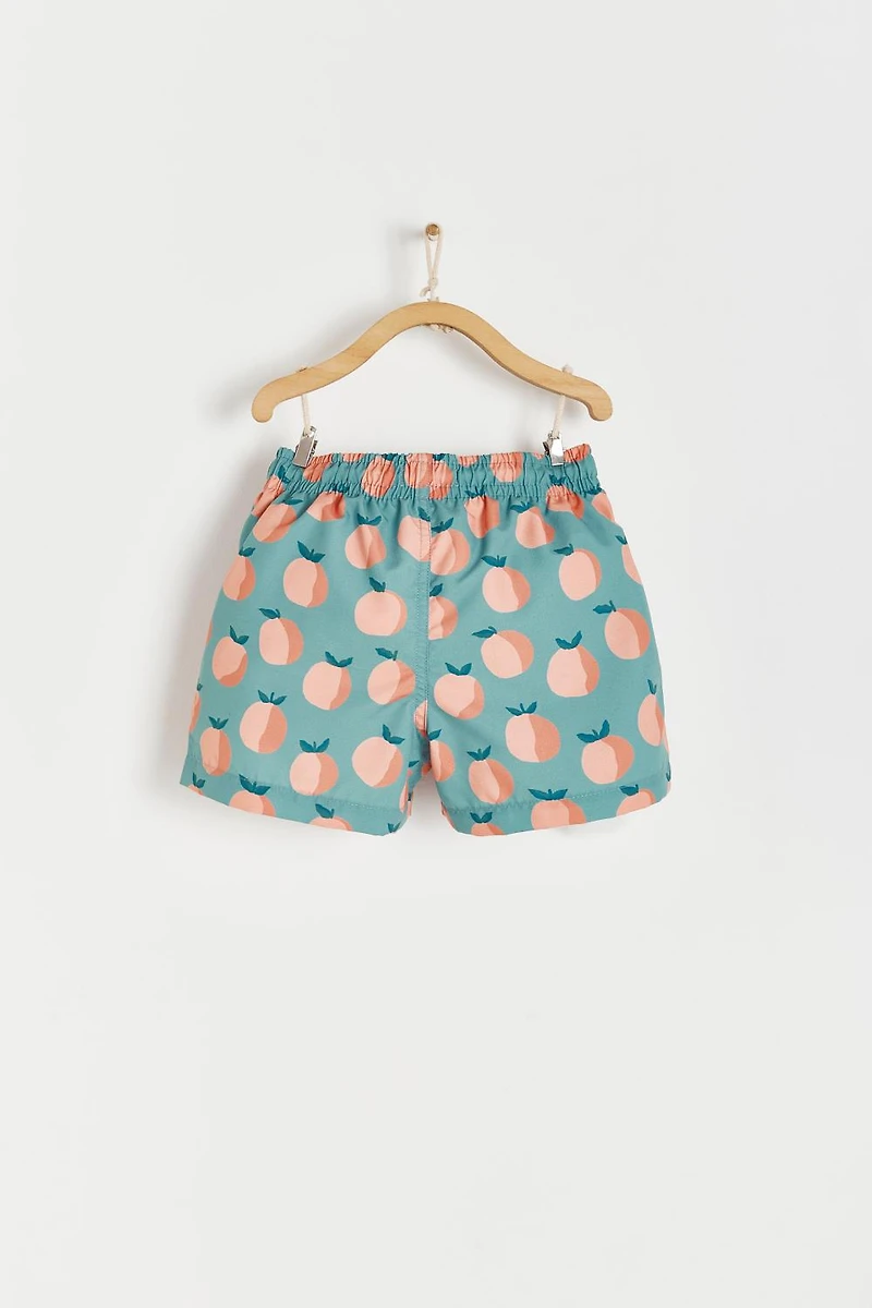 Orange Swim Trunks