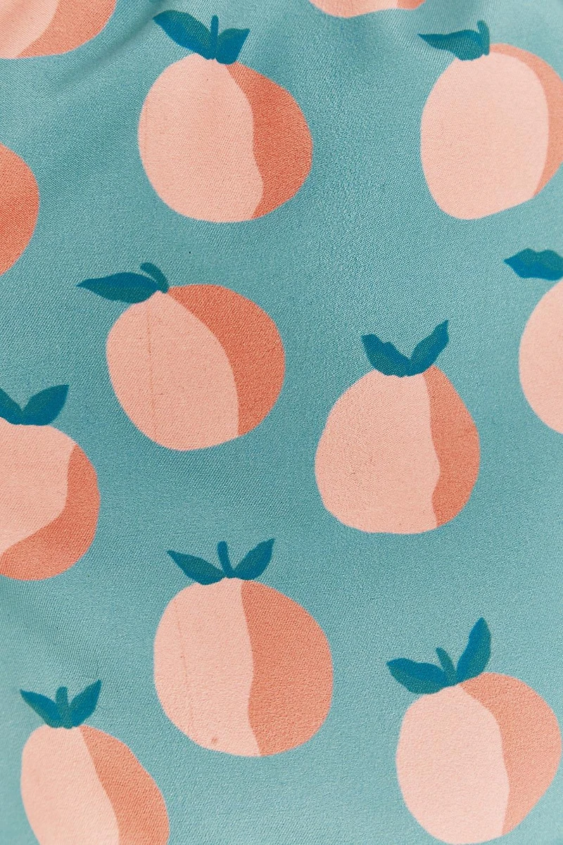 Orange Swim Trunks