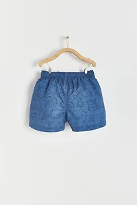Panda Swim Trunks