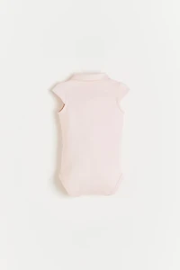 Baby Collar Short Sleeve Bodysuit