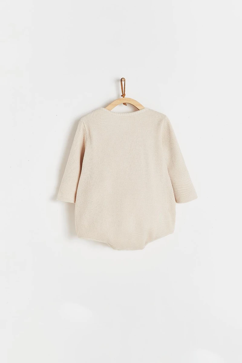 Waffle Henley Bodysuit