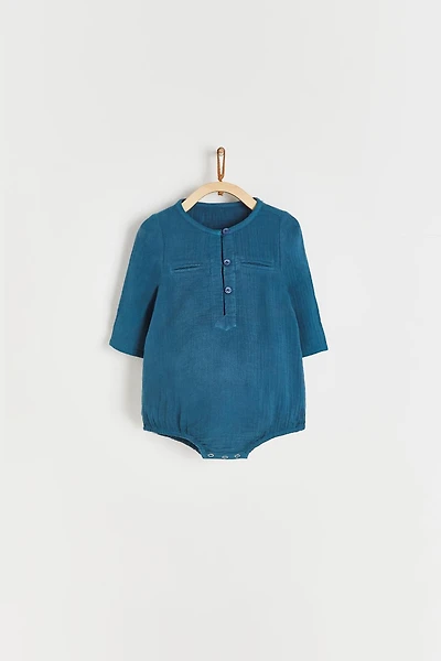 Paradise Mandarin Collar Bodysuit