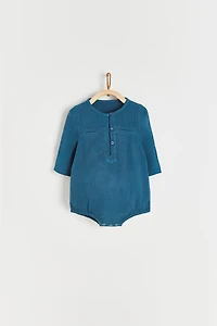 Paradise Mandarin Collar Bodysuit