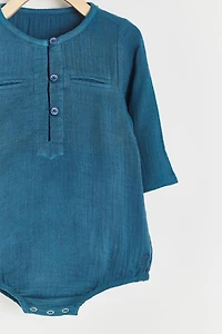 Paradise Mandarin Collar Bodysuit