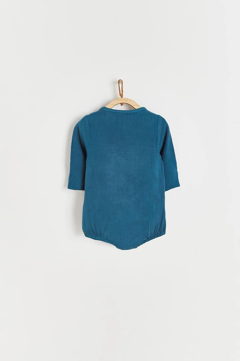 Paradise Mandarin Collar Bodysuit