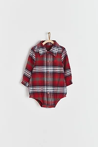 Christmas Flannel L/S Bodysuit