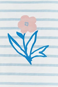 Fresia Striped Short Sleeve Bodysuit