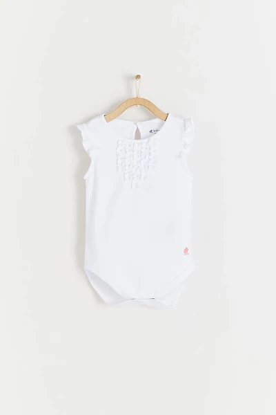 Essentials Flutter Short Sleeve Bodysuit