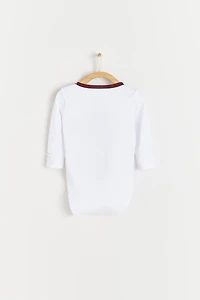Andre Henley Long Sleeve Bodysuit