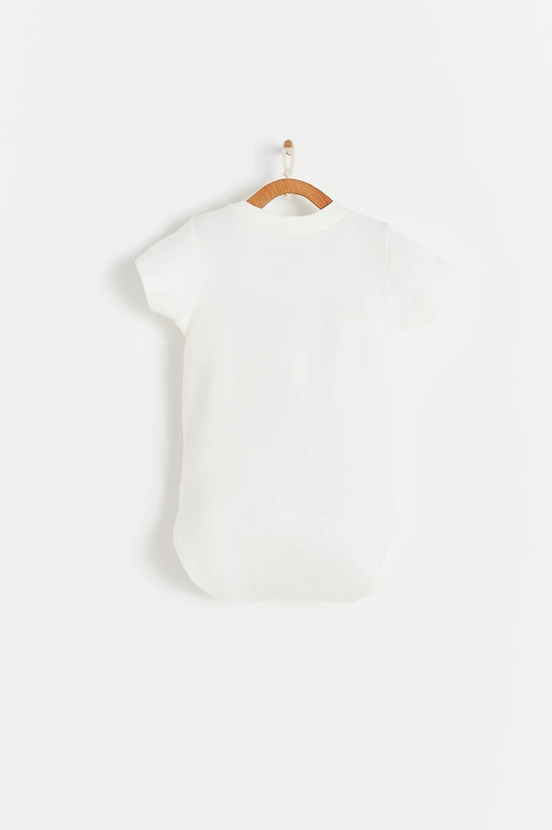 Boat Print Short Sleeve Bodysuit