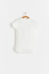Boat Print Short Sleeve Bodysuit
