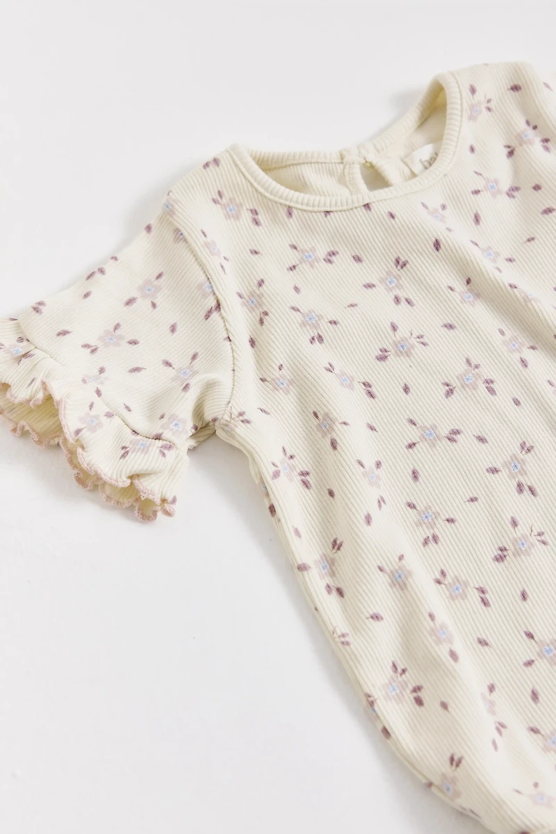 Peony Printed Bodysuit