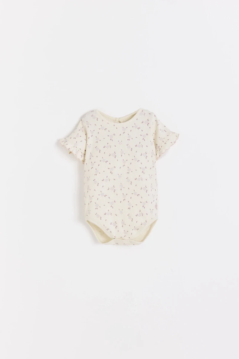 Peony Printed Bodysuit