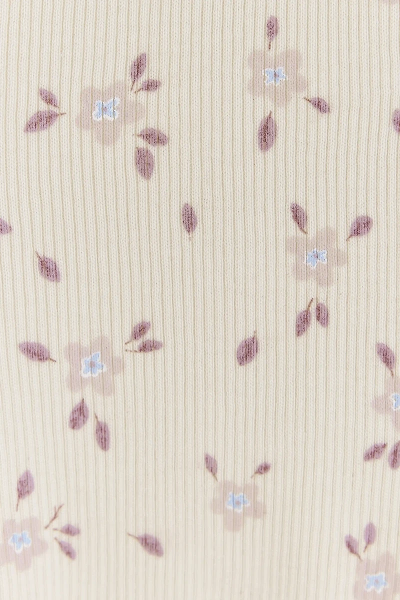 Peony Printed Bodysuit