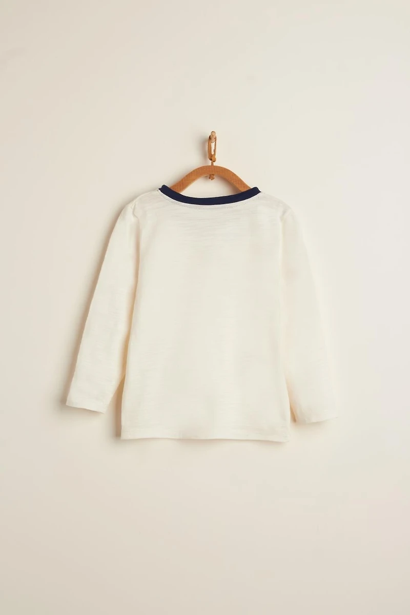 Snow Graphic Long Sleeve Tee