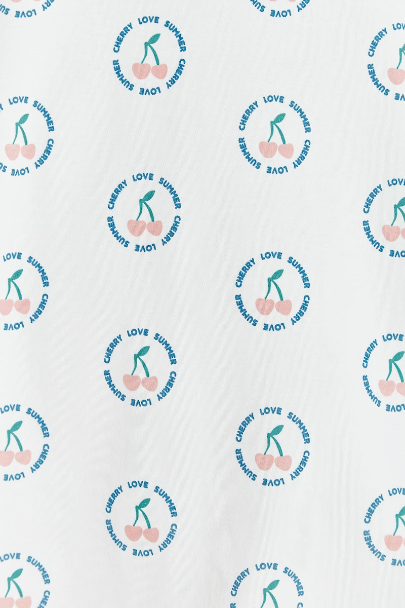 Fresia Printed Flutter Top