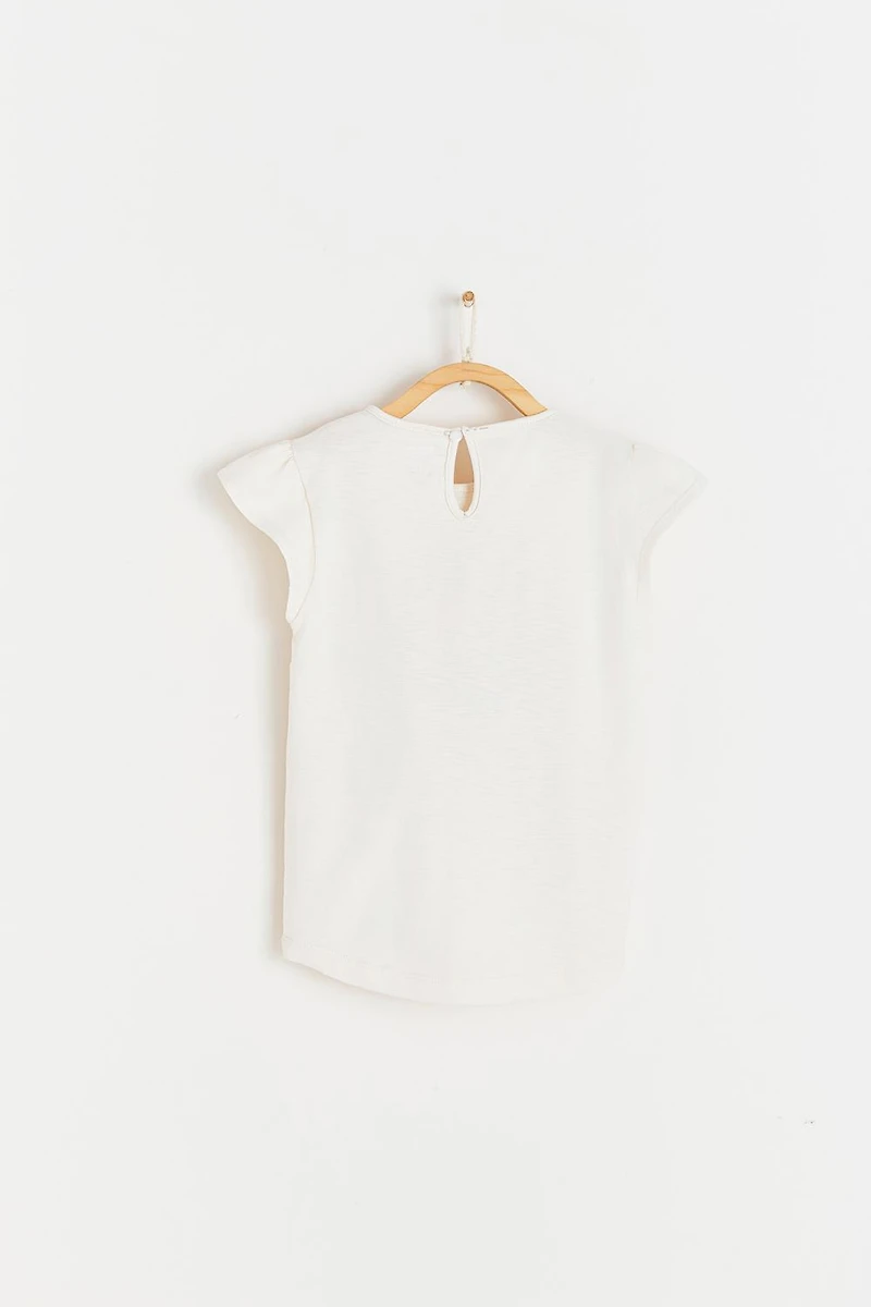 Malibu Print Flutter Top