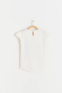 Malibu Print Flutter Top