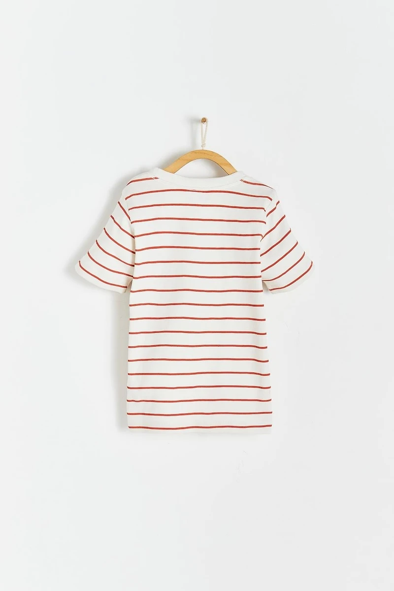 Anchor Striped Short Sleeve Tee