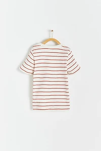 Anchor Striped Short Sleeve Tee