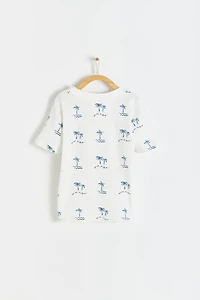 Palms Printed Short Sleeve Tee