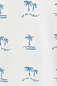 Palms Printed Short Sleeve Tee
