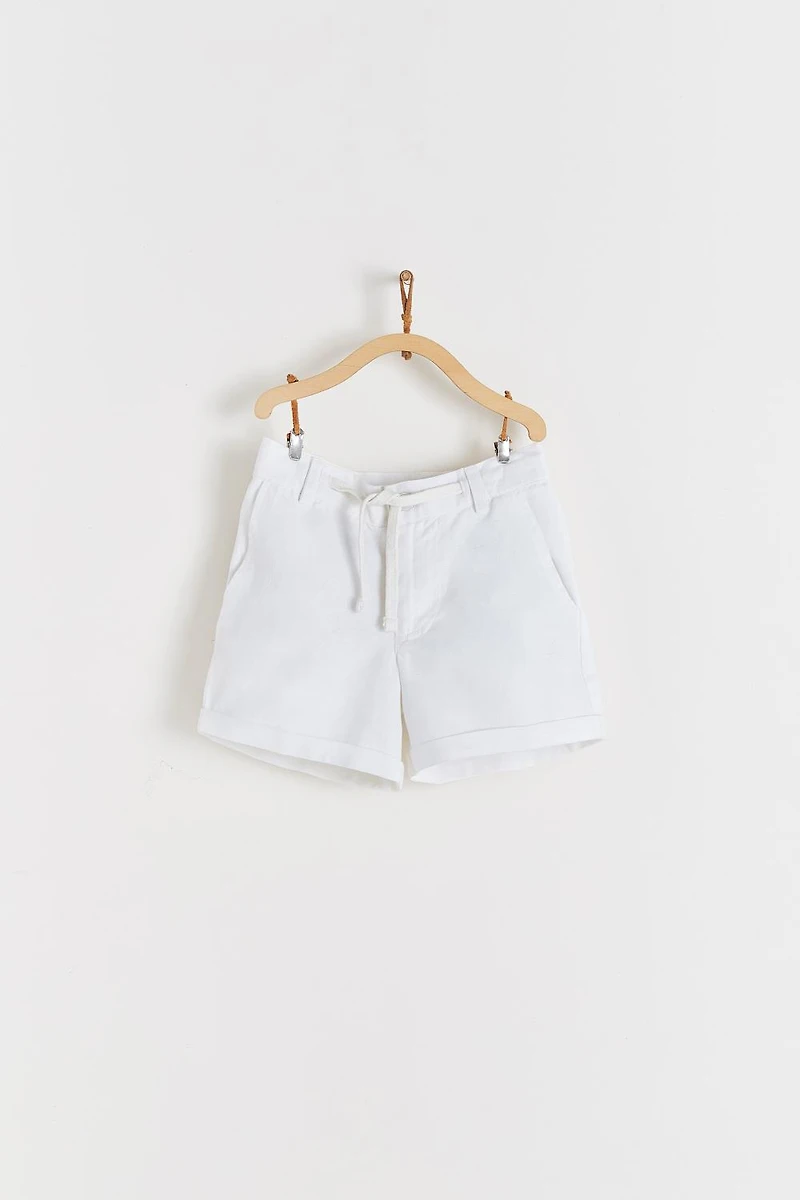 Linen Harem Shorts