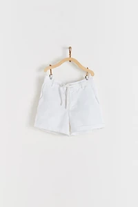 Linen Harem Shorts