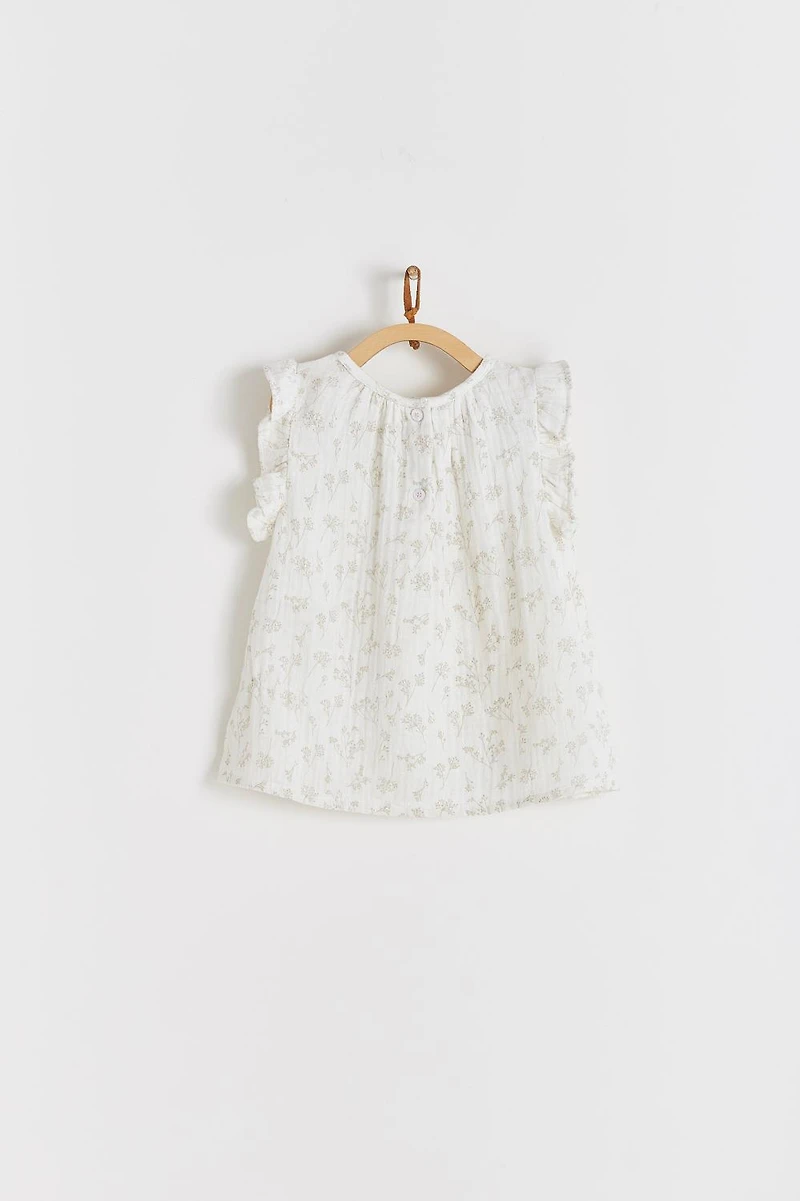 Emily Flutter Sleeve Blouse