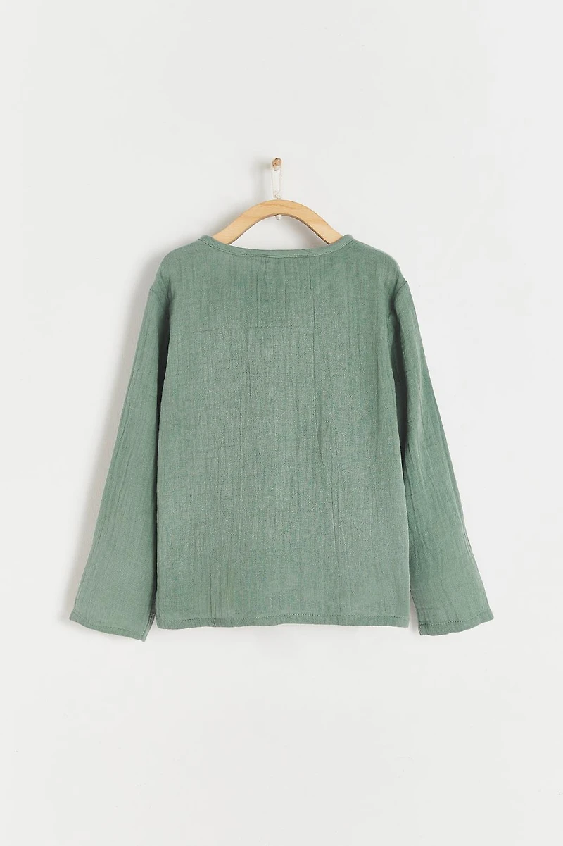 Woods Mandarin Collar Shirt