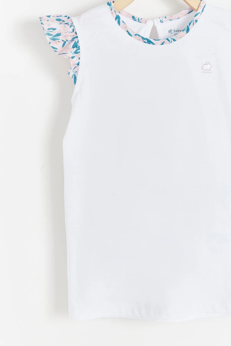 Leticia Flutter Sleeveless Top