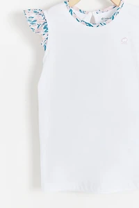 Leticia Flutter Sleeveless Top