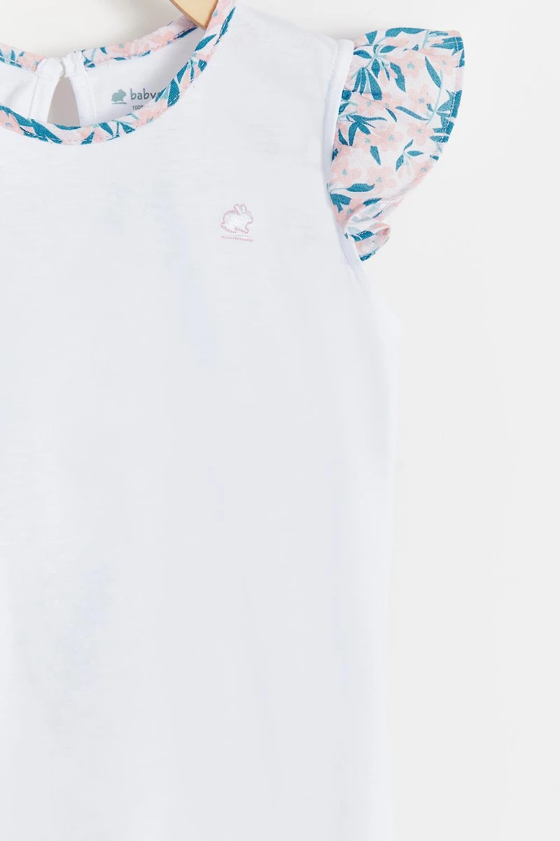 Leticia Flutter Sleeveless Top