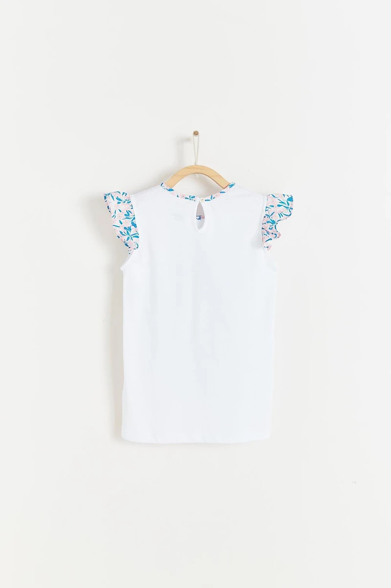 Leticia Flutter Sleeveless Top