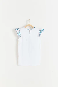 Leticia Flutter Sleeveless Top