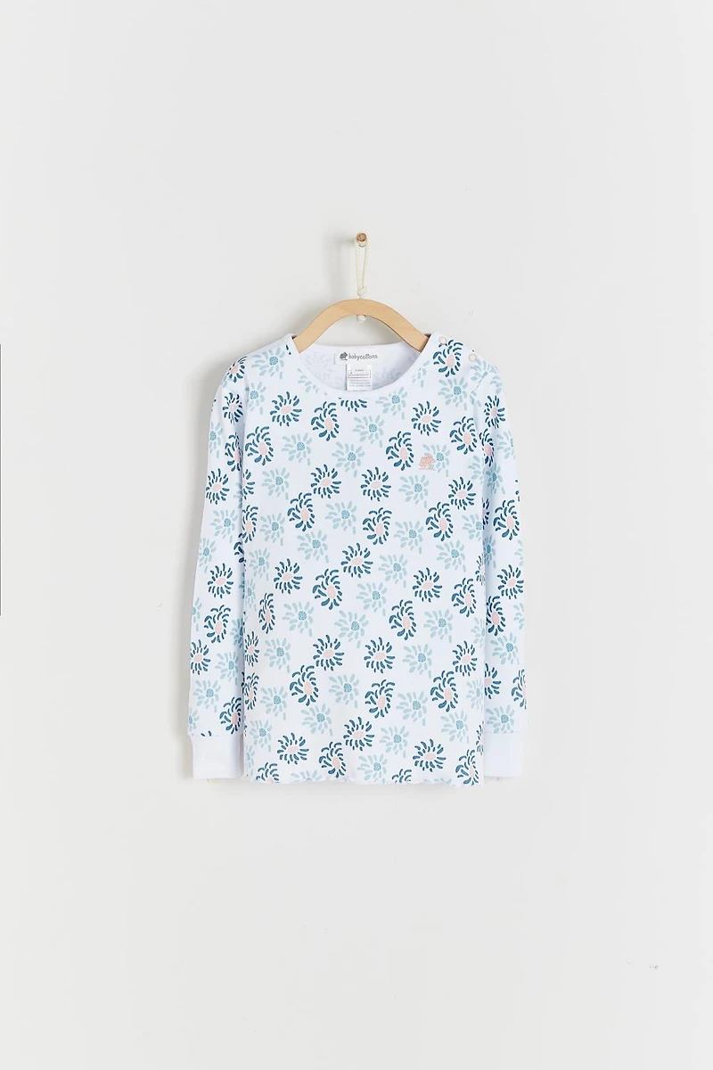 Waves Snug Fit Long Pajama Set