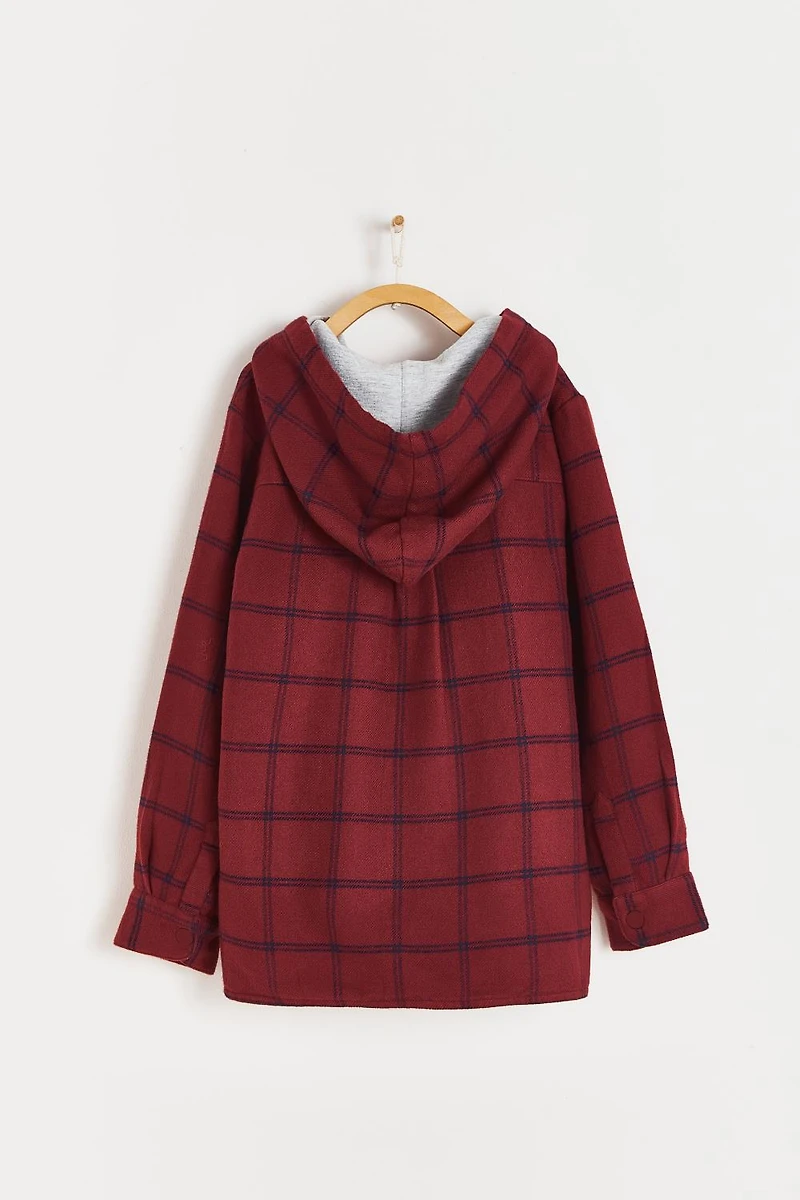Bill Plaid Button-Front Shirt