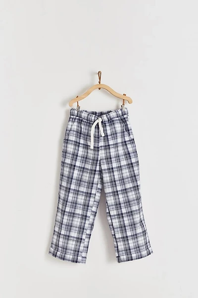 Linen Plaid Pants