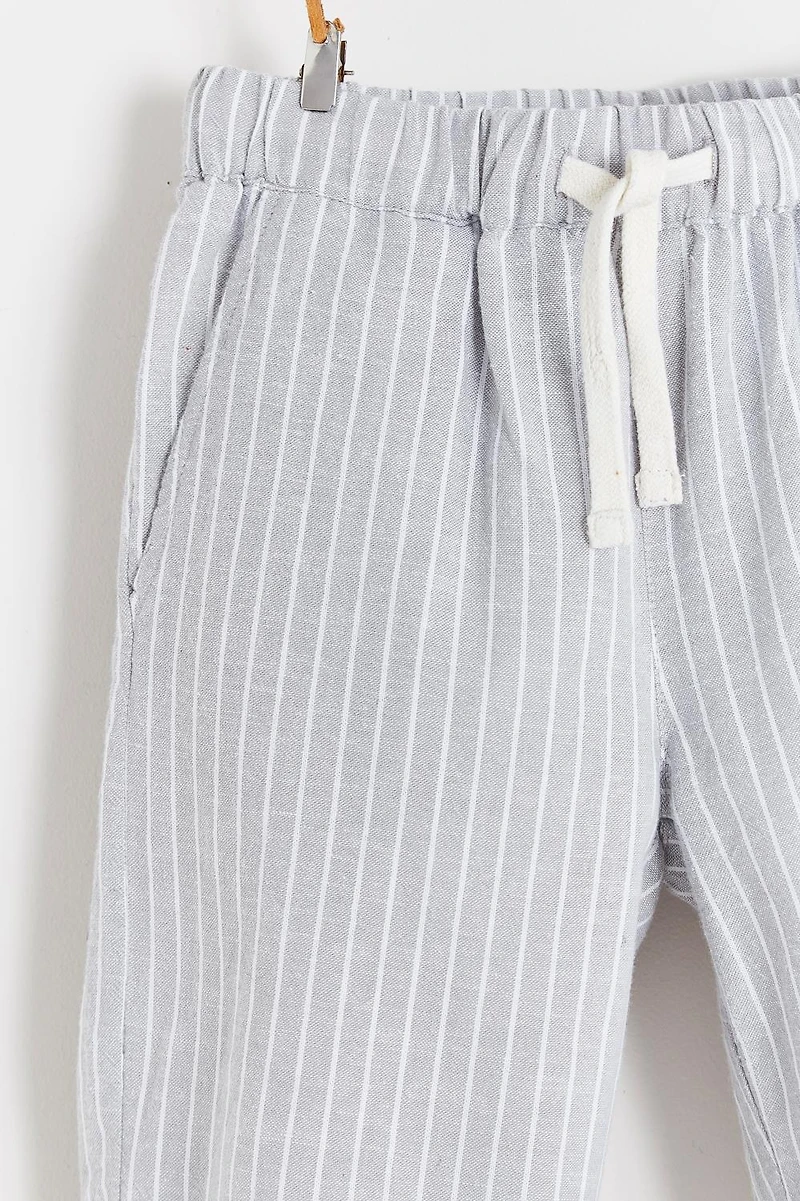 Grey Linen Pants